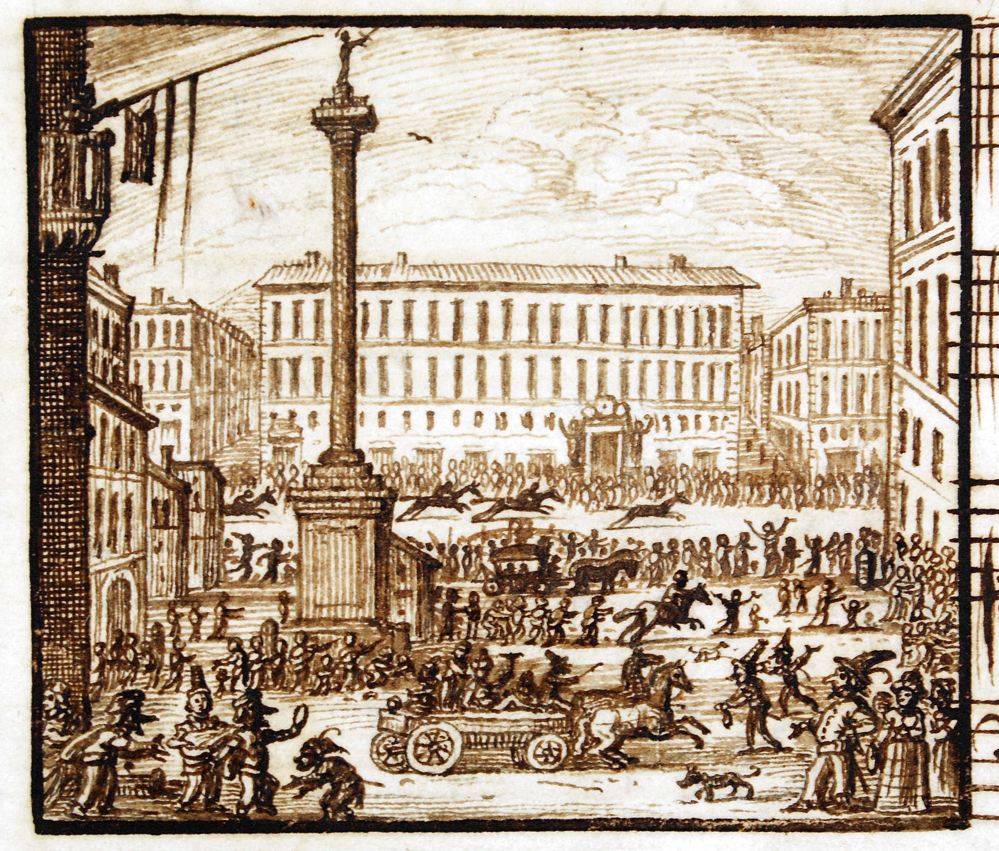 Piazza Navona during Carnival