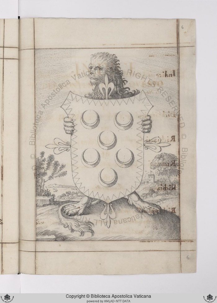 Lion with Jacovacci’s coat of arms