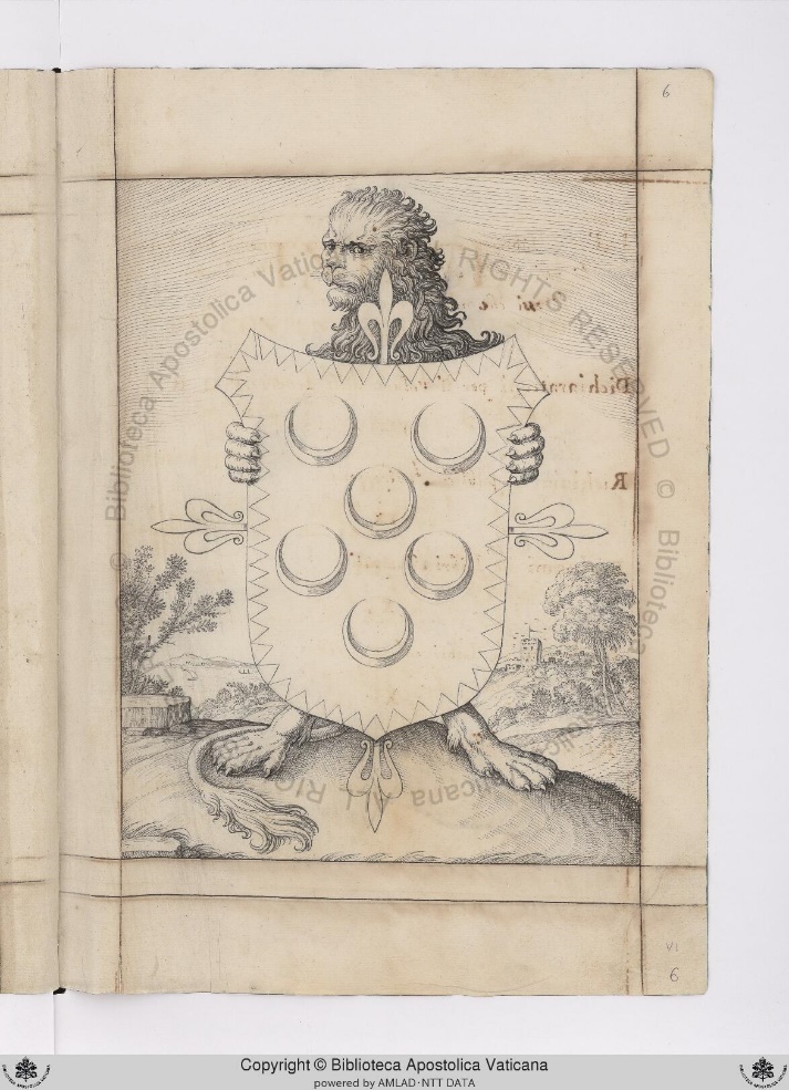 Lion with Jacovacci’s coat of arms