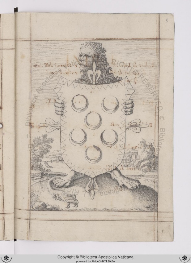 Lion with Jacovacci’s coat of arms