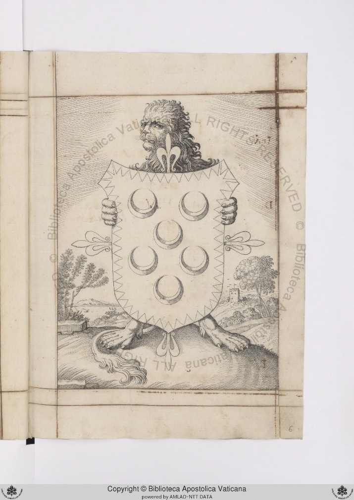Lion with Jacovacci’s coat of arms